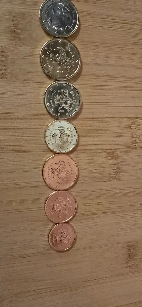 Serie completa monedas euro Bulgaria 2026