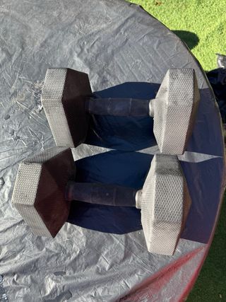 Mancuernas hexagonales 10kg Domios