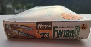 Kit aereomodellino Focke-Wulf FW190D vintage nuovo