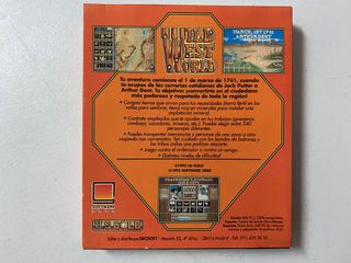 Wild West World PC Caja Cartón Disco VIDEOJUEGO