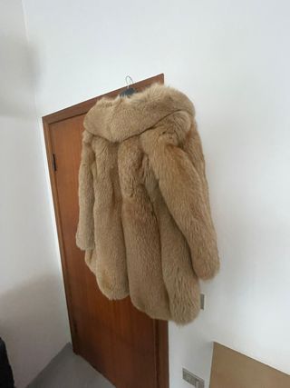 Pelliccia volpe rossa Patagonia beige/marrone