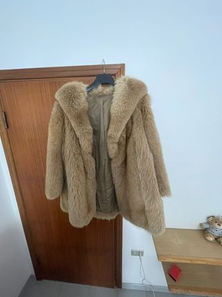 Pelliccia volpe rossa Patagonia beige/marrone