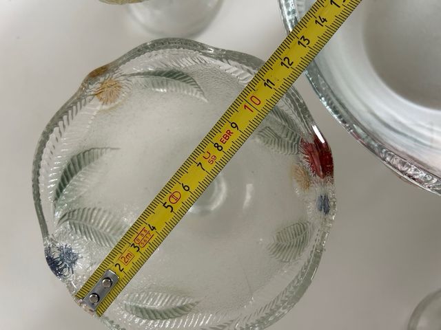 Juego para postres o macedonia cristal nuevo