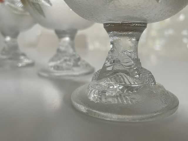 Juego para postres o macedonia cristal nuevo