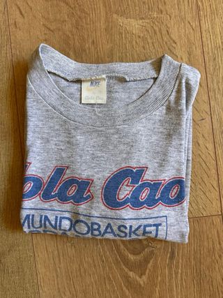 Camiseta Cola Cao Mundobasket España 86