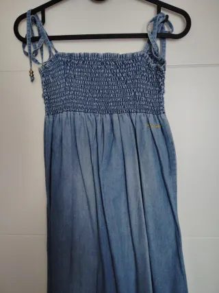 Vestido vaquero con tirantes