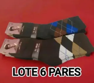 PACK 6 PARES CALCETINES HOMBRE TERMICOS 40/46