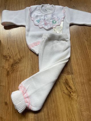 Conjunto de punto Lolin Creaciones bebé