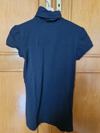 Camiseta Bershka cuello alto manga corta Talla L