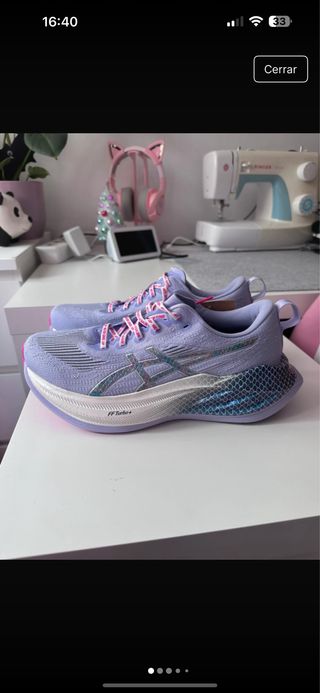 Zapatillas Asics Superblast Mermaid Morado/Plata