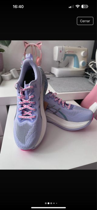 Zapatillas Asics Superblast Mermaid Morado/Plata