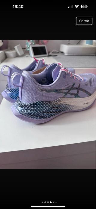 Zapatillas Asics Superblast Mermaid Morado/Plata