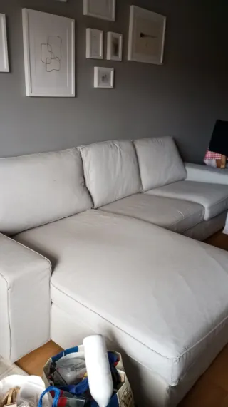 Sofá KIVIK Ikea con chaiselongue