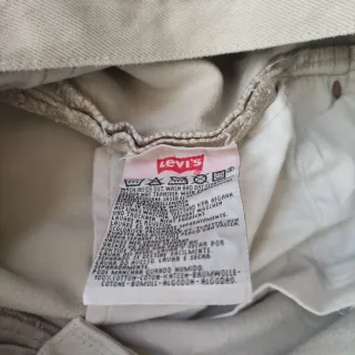 Jeans Levi's 501 white made in USA Vintage 90s
