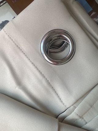 Cortinas Opacas Beige (2 alas)