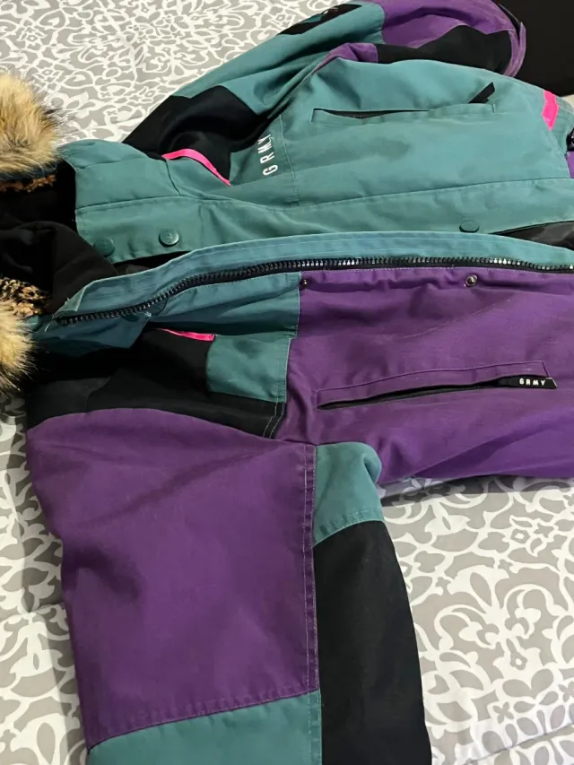 Chaqueta Invierno GRMY Morado/Verde
