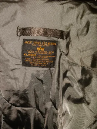 Chaqueta Alpha Industries CWU 45P MP