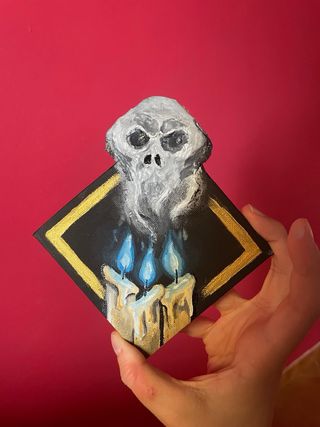 Quadretto Spell dipinto a mano