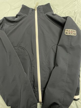 Cazadora Armani Jeans Azul Vintage