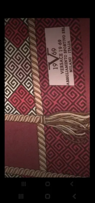 Pañuelo Versace Original Marrón