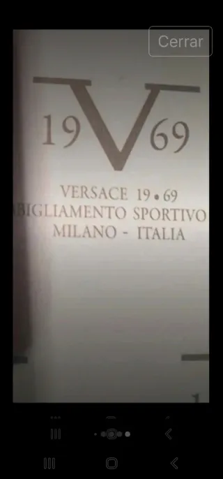 Pañuelo Versace Original Marrón