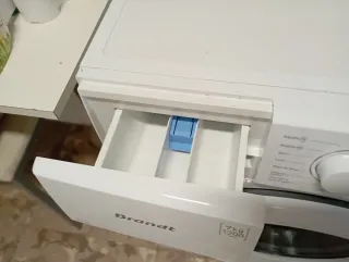 Lavadora Blanca marca Brandt