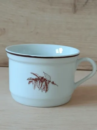 Juego 8 Tazas Café Vintage Porcelana