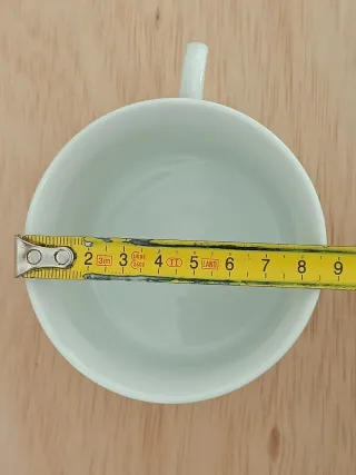 Juego 8 Tazas Café Vintage Porcelana