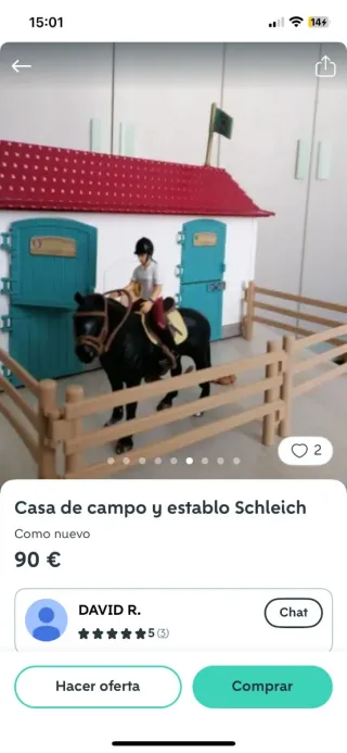 Granero de juguete con accesorios