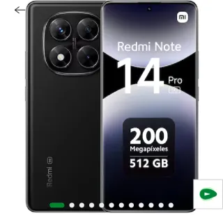 Xiaomi Redmi Note 14 Pro 512GB Negro