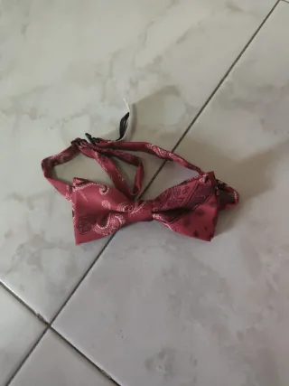 Papillon bambino fantasia bandana rosso