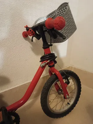 Bicicleta infantil 14 roja