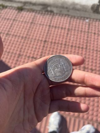 Moneda de plata España 1870