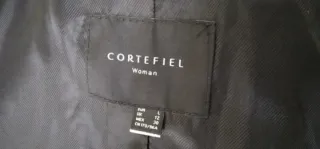 Abrigo fiesta negro talla L