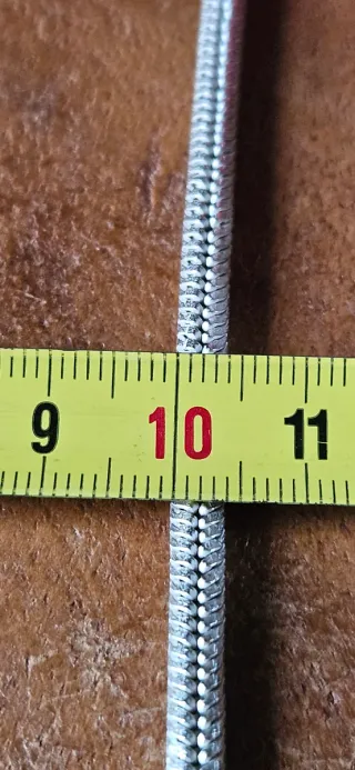 Collana snake in argento