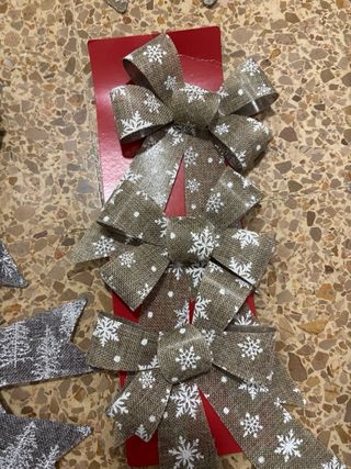 Lazos Decoración Navidad (4uds)