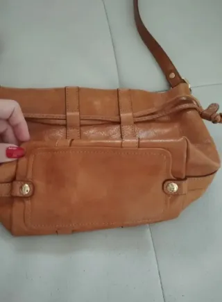 Bolso Bimba y Lola Piel Marrón Dorado