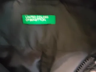 Piumino Benetton donna nero