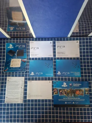 PS3 SUPERSLIM MANUALES ORIGINALES