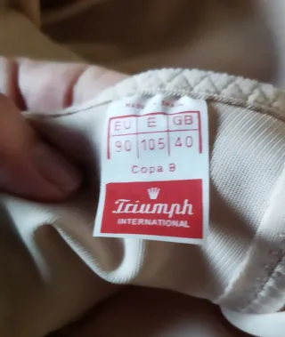 Faja cuerpo entero Triumph beige talla 105 B