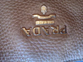 Borsa pelle ascellare Prada
