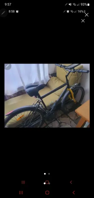 Bicicleta con marchas