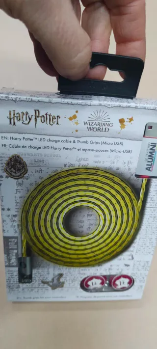 Cable Carga Harry Potter LED Micro USB