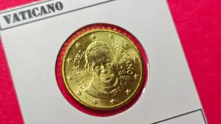 Pack 3 Monedas de 50 Céntimos Vaticano