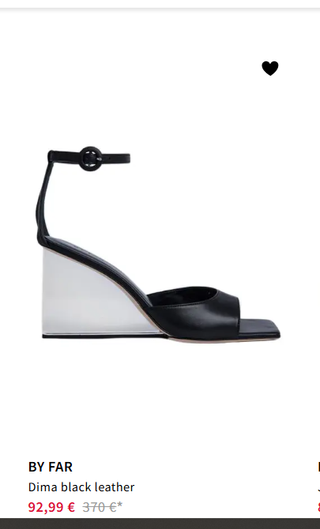 Sandalias BY FAR Dima Piel Negra