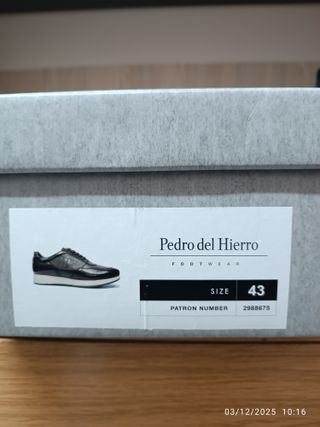 Zapatos marron de Piel con logo PDH