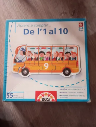 Puzzle Educa De l'1 al 10