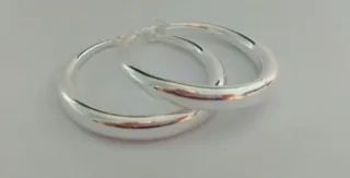 Pendientes aro de plata