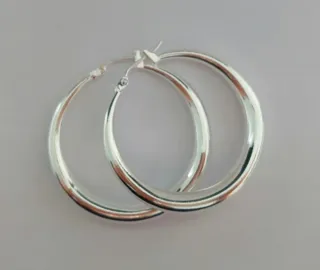 Pendientes aro de plata