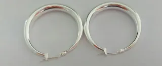 Pendientes aro de plata